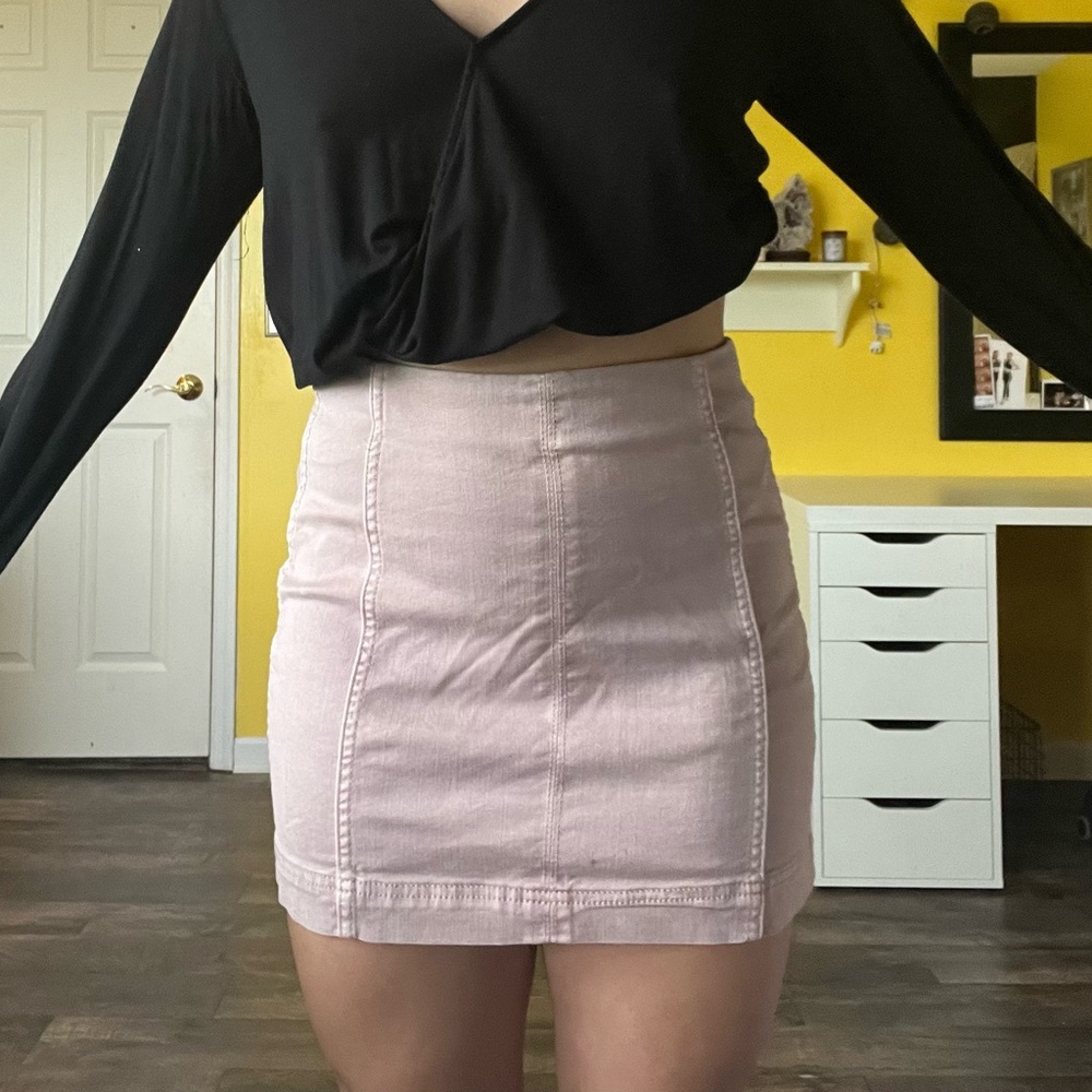 Mauve skirt from wild fable